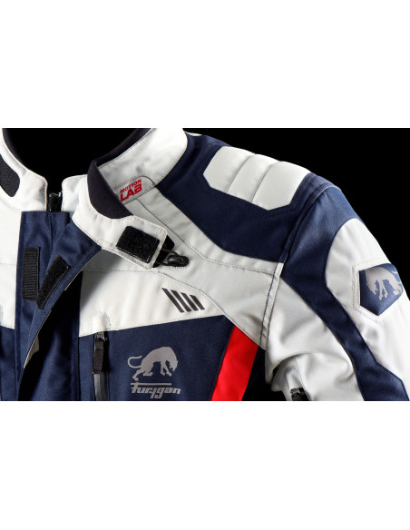 Veste Furygan APALACHES EVO - Bleu Pearl Rouge