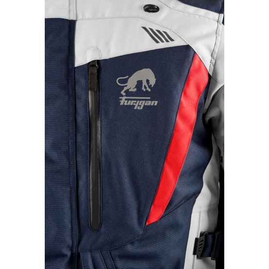 Veste Furygan APALACHES EVO - Bleu Pearl Rouge