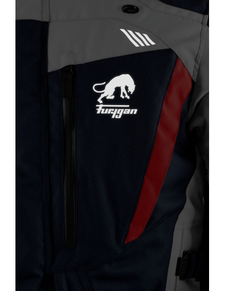 Veste Furygan APALACHES EVO - Bleu Pearl Rouge