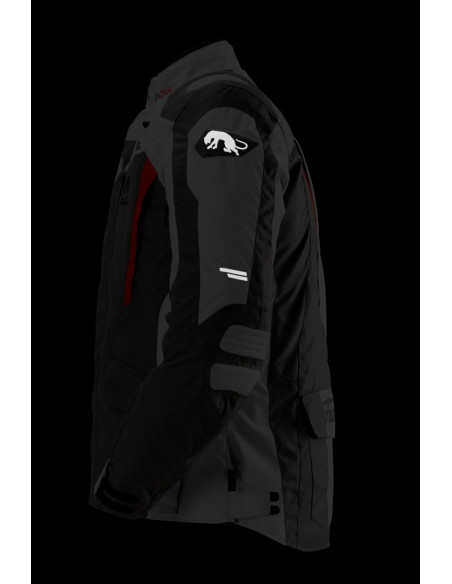 Veste Furygan APALACHES EVO - Gris Pearl Rouge