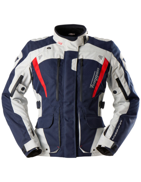 Veste Femme Furygan APALACHES LADY EVO - Bleu Pearl Rouge