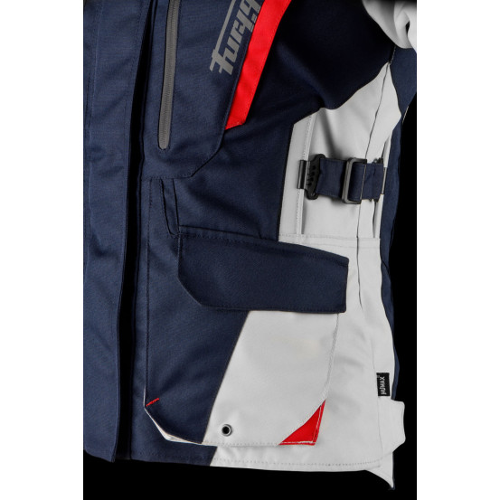 Veste Femme Furygan APALACHES LADY EVO - Bleu Pearl Rouge
