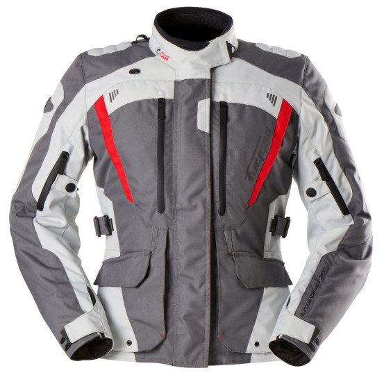Veste Femme Furygan APALACHES LADY EVO - Gris Pearl Rouge