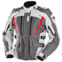 Veste Femme Furygan APALACHES LADY EVO - Gris Pearl Rouge 2