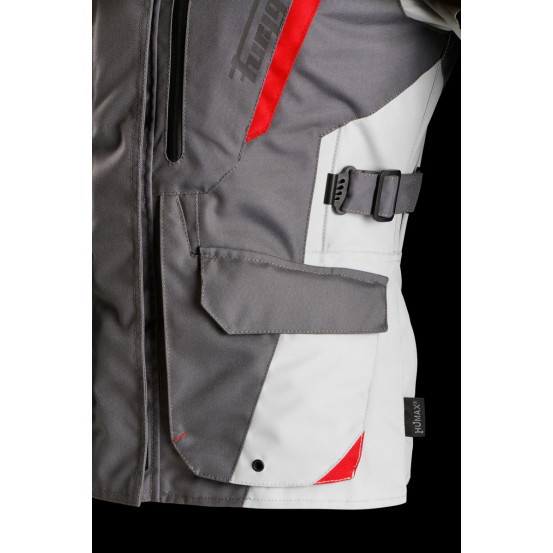 Veste Femme Furygan APALACHES LADY EVO - Gris Pearl Rouge