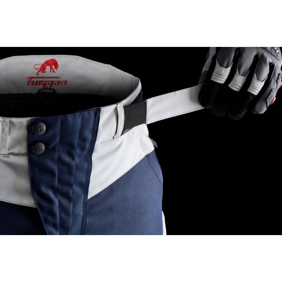 Pantalon Furygan KILLINGTON - Bleu Pearl Rouge