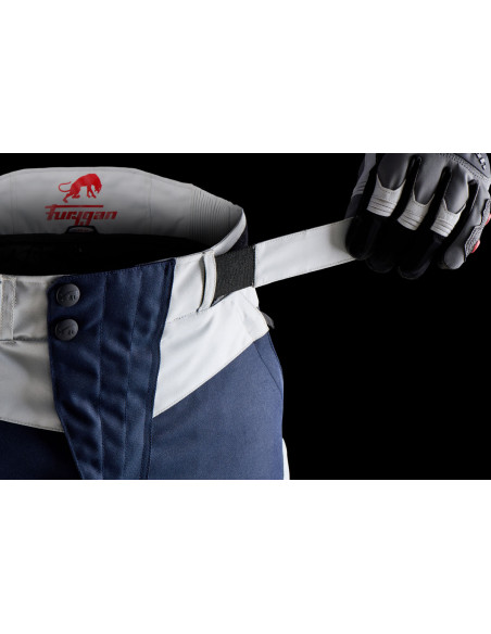Pantalon Furygan KILLINGTON - Bleu Pearl Rouge