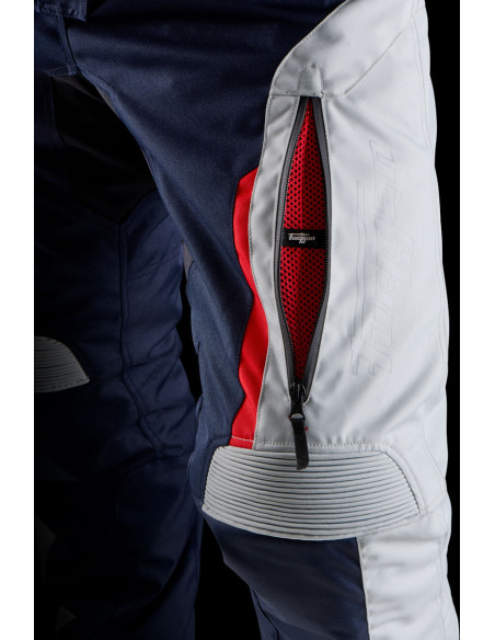 Pantalon Furygan KILLINGTON - Bleu Pearl Rouge