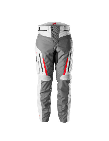 Pantalon Furygan KILLINGTON - Gris Pearl Rouge