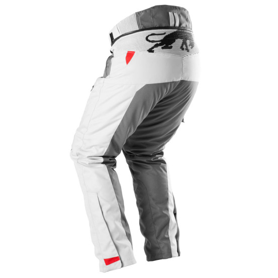 Pantalon Furygan KILLINGTON - Gris Pearl Rouge