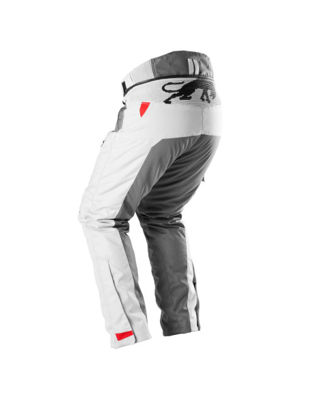 Pantalon Furygan KILLINGTON - Gris Pearl Rouge