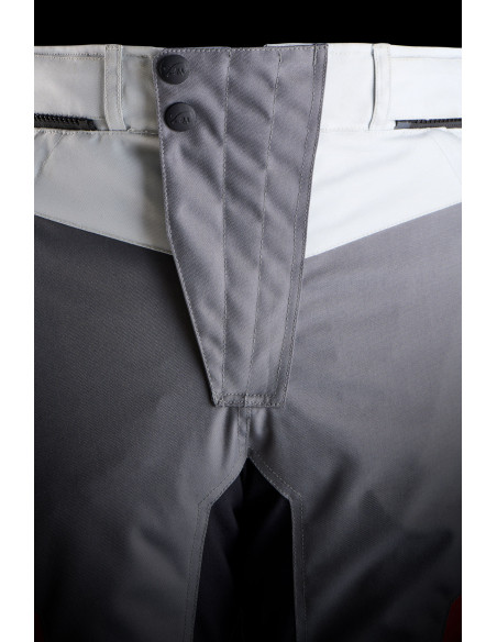 Pantalon Furygan KILLINGTON - Gris Pearl Rouge