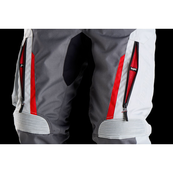 Pantalon Femme Furygan KILLINGTON LADY - Gris Pearl Rouge