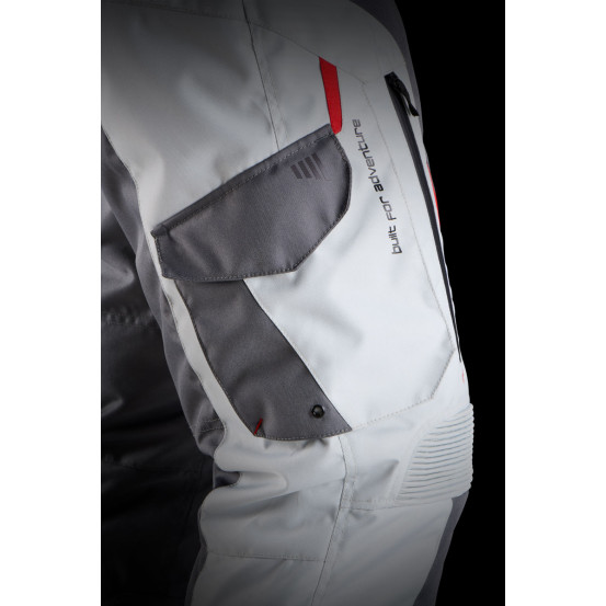 Pantalon Femme Furygan KILLINGTON LADY - Gris Pearl Rouge