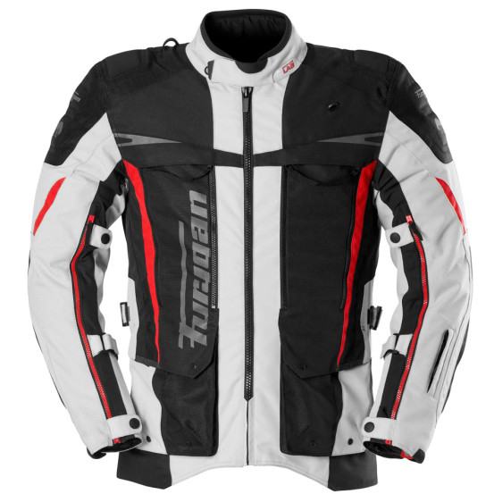 Veste Furygan MONTROC KEVLAR PRIMALOFT 3 en 1+ - Noir Pearl Rouge