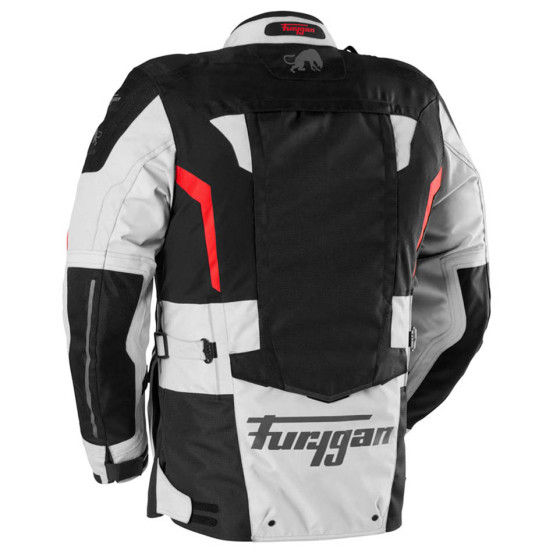 Veste Furygan MONTROC KEVLAR PRIMALOFT 3 en 1+ - Noir Pearl Rouge