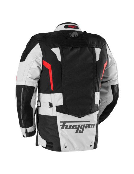 Veste Furygan MONTROC KEVLAR PRIMALOFT 3 en 1+ - Noir Pearl Rouge