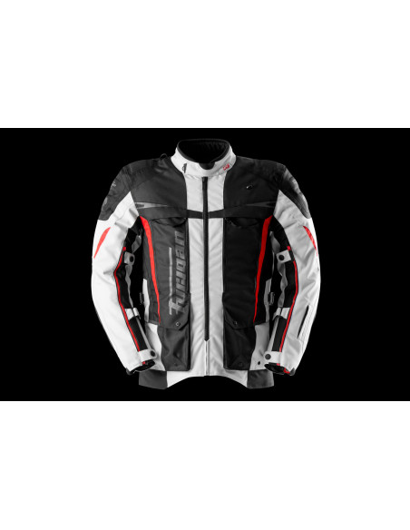 Veste Furygan MONTROC KEVLAR PRIMALOFT 3 en 1+ - Noir Pearl Rouge