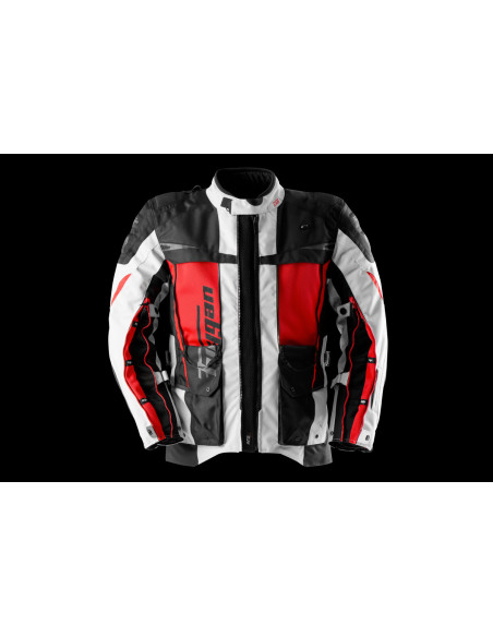 Veste Furygan MONTROC KEVLAR PRIMALOFT 3 en 1+ - Noir Pearl Rouge