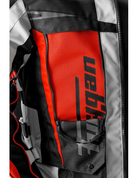 Veste Furygan MONTROC KEVLAR PRIMALOFT 3 en 1+ - Noir Pearl Rouge