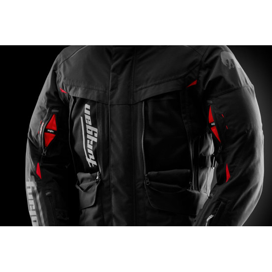 Veste Furygan CHALLENGER 3C PRIMALOFT - Noir Rouge