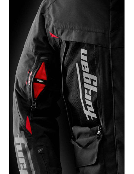 Veste Furygan CHALLENGER 3C PRIMALOFT - Noir Rouge