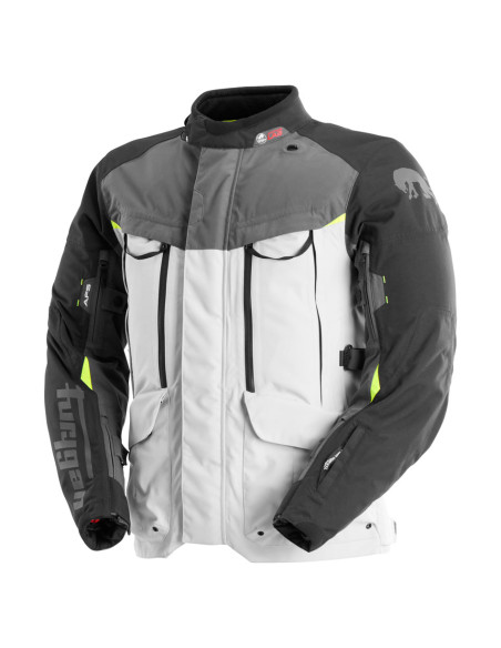 Veste Furygan CHALLENGER 3C PRIMALOFT - Noir Pearl Anthra Fluo