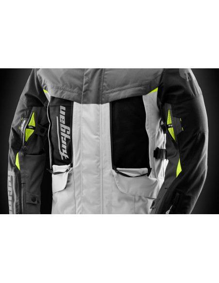 Veste Furygan CHALLENGER 3C PRIMALOFT - Noir Pearl Anthra Fluo
