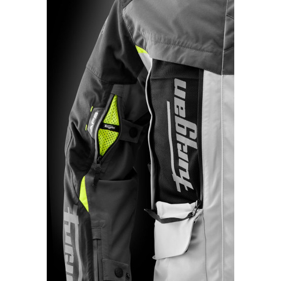 Veste Furygan CHALLENGER 3C PRIMALOFT - Noir Pearl Anthra Fluo