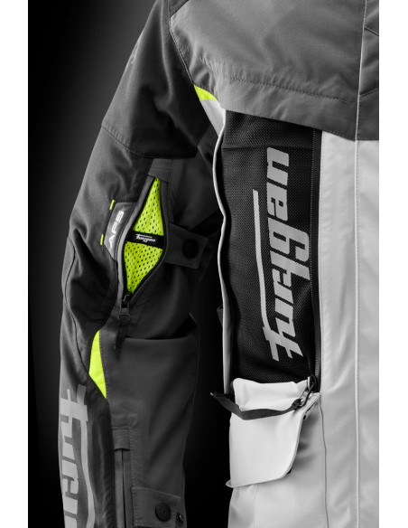 Veste Furygan CHALLENGER 3C PRIMALOFT - Noir Pearl Anthra Fluo