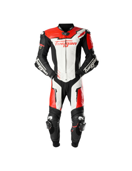 Combinaison Furygan ECLIPSE X KEVLAR - Noir Rouge Blanc
