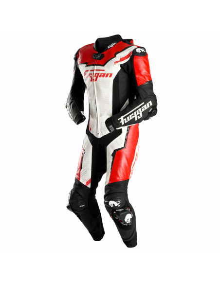 Combinaison Furygan ECLIPSE X KEVLAR - Noir Rouge Blanc