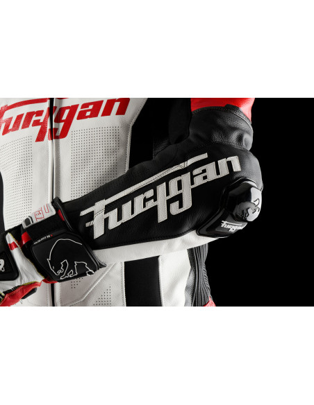 Combinaison Furygan ECLIPSE X KEVLAR - Noir Rouge Blanc
