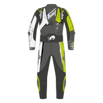 Combinaison Furygan ECLIPSE X KEVLAR - Blanc Noir Jaune Fluo 2