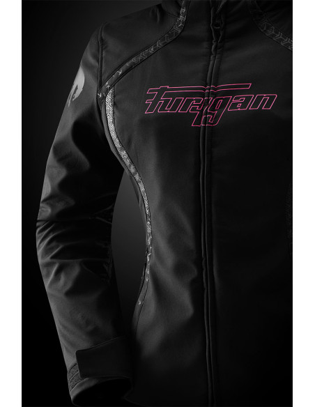 Blouson Femme Furygan SKYE LADY - Noir Rose