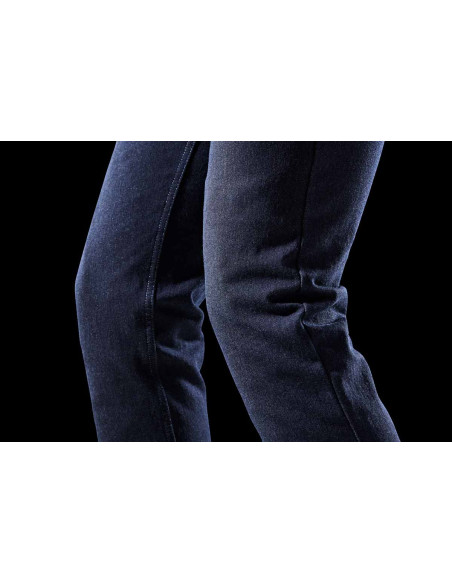 Jean moto Furygan TYRON X KEVLAR SLIM - Bleu foncé