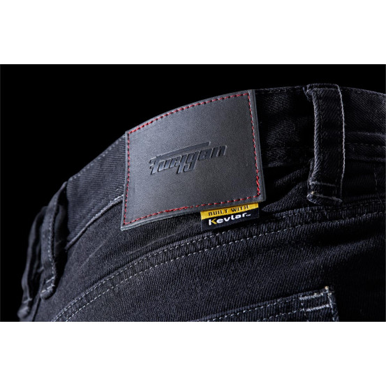 Jean moto Furygan D12 X KEVLAR STRAIGHT - Noir