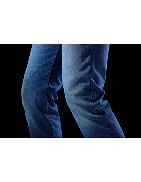 Jean moto Furygan D12 X KEVLAR STRAIGHT - Medium Blue