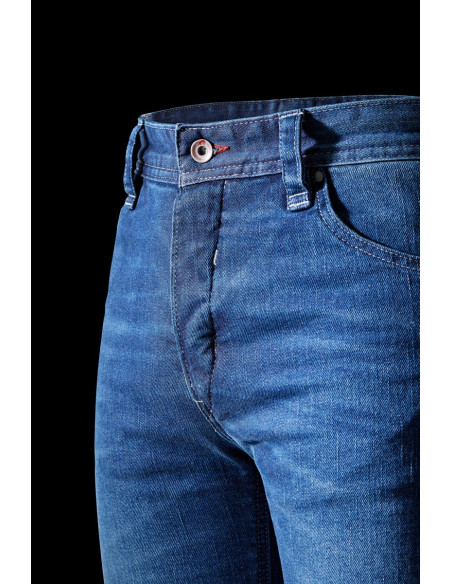 Jean moto Furygan D12 X KEVLAR STRAIGHT - Medium Blue