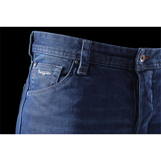 Jean moto Furygan D12 X KEVLAR STRAIGHT - Medium Blue