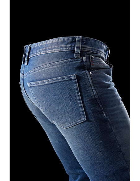 Jean moto Furygan D12 X KEVLAR STRAIGHT - New Dirty