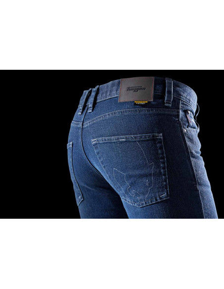 Jean moto Furygan K12 X KEVLAR STRAIGHT - Medium Blue