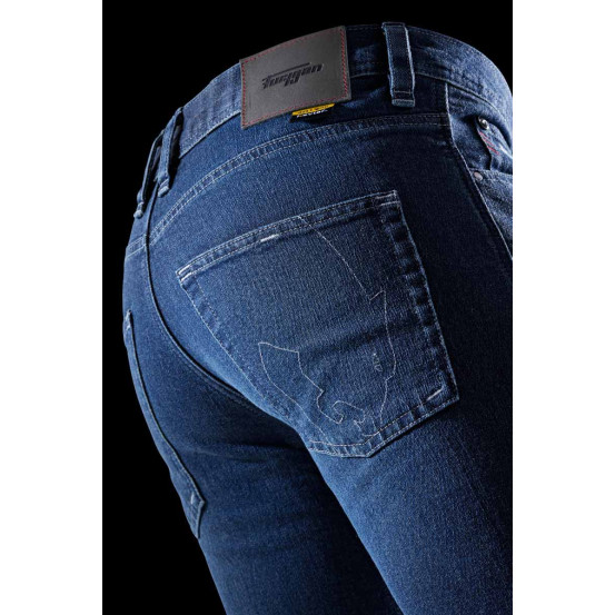 Jean moto Furygan K12 X KEVLAR STRAIGHT - Medium Blue