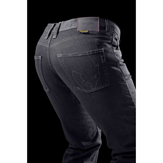 Jean moto Furygan K12 X KEVLAR STRAIGHT - Carbone