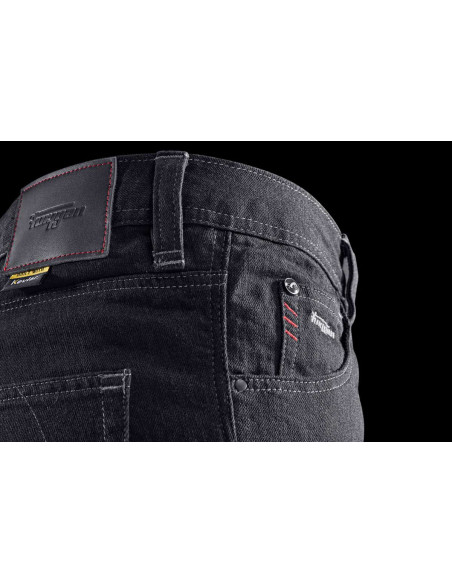 Jean moto Furygan K12 X KEVLAR STRAIGHT - Carbone