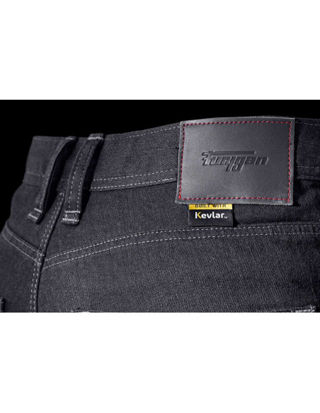 Jean moto Furygan K12 X KEVLAR STRAIGHT - Carbone