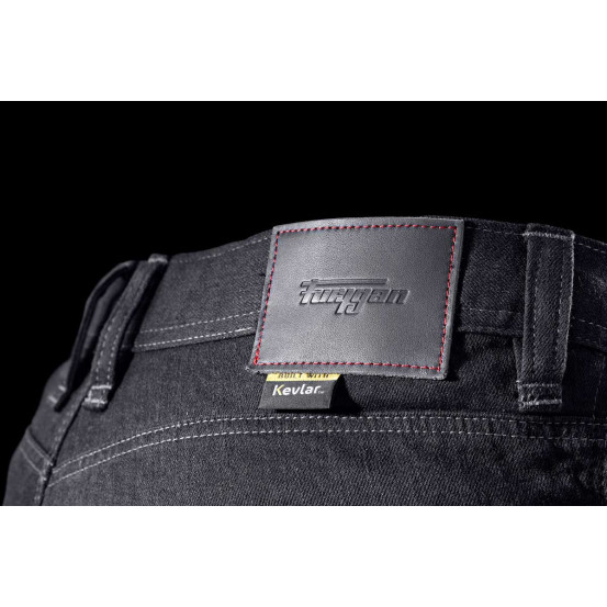 Jean moto Furygan K12 X KEVLAR STRAIGHT - Carbone