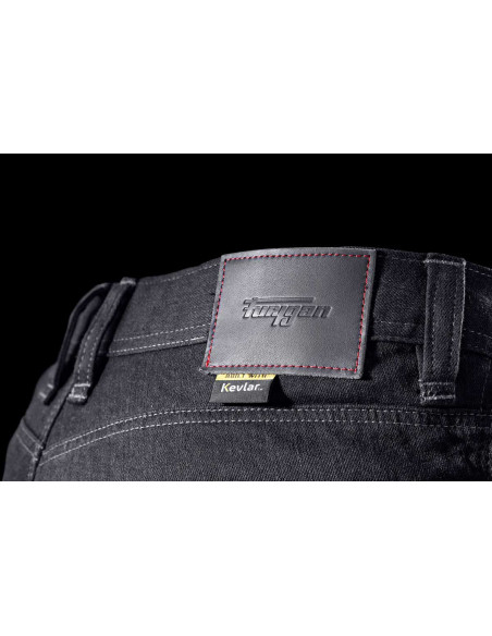 Jean moto Furygan K12 X KEVLAR STRAIGHT - Carbone