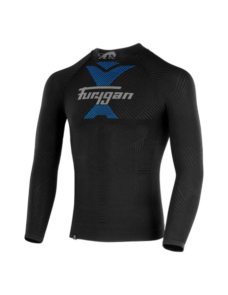Maillot technique Furygan ACTIVE LONG SLEEVES 37.5 - Noir