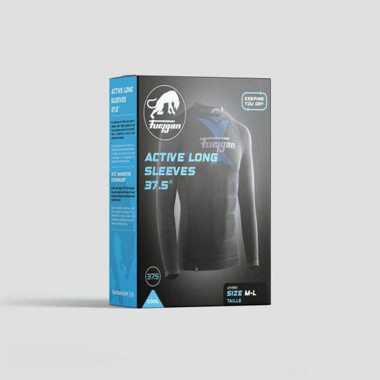 Maillot technique Furygan ACTIVE LONG SLEEVES 37.5 - Noir